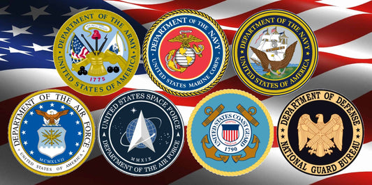 Image showing the various branches of military service.